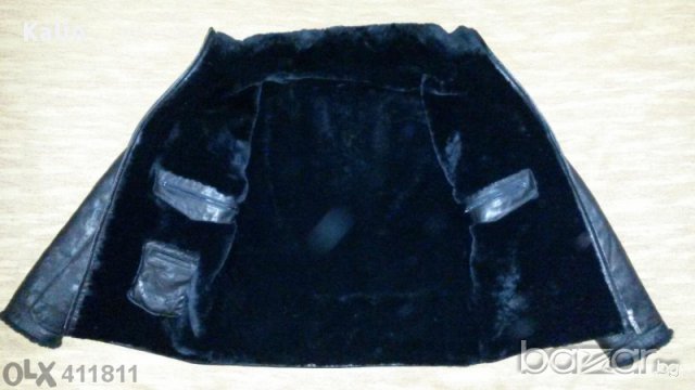 Дизайнерско кожено яке-кожух Giorgio Armani, снимка 3 - Якета - 11916696