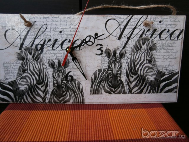 стенен часовник африка 2, снимка 3 - Стенни часовници - 6309391