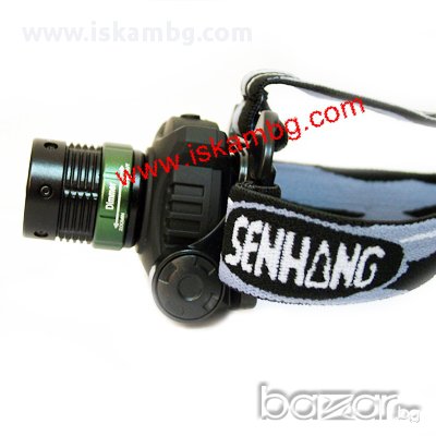 Акумулаторен LED фенер челник 500lm, снимка 3 - Други спортове - 13303572