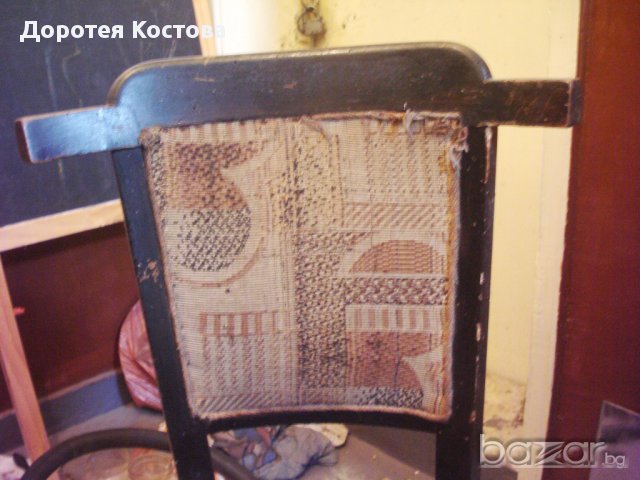 Стар дървен стол, снимка 9 - Антикварни и старинни предмети - 10403906