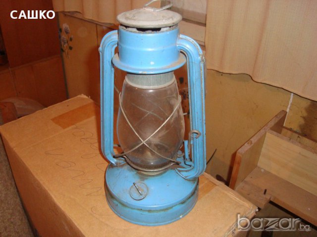 Стар фенер на газ, антика, голям., снимка 1 - Лампи за стена - 18044009