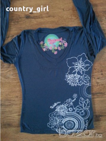 Desigual - страхотна дамска блуза, снимка 3 - Блузи с дълъг ръкав и пуловери - 17304414