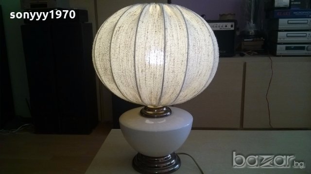 огромен немски лампион-мрамор/керамика/метал-внос швеицария, снимка 5 - Антикварни и старинни предмети - 19687644