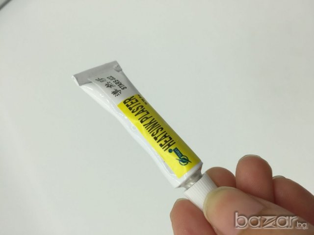 Термопроводящо силиконово лепило за радиатори за процесори, чипове, транзистори и др., снимка 2 - Други инструменти - 18813274