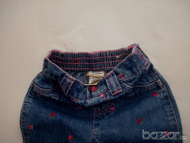  Arizona, дънки за малко момиче,9-12 мес.  , снимка 2 - Бебешки дънки - 16392630