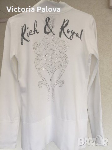 Снежнобяла  спортна блуза, снимка 6 - Блузи с дълъг ръкав и пуловери - 22652641