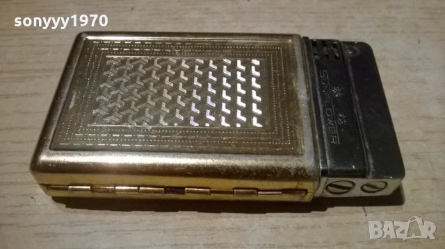 стара колекционерска запалка/табакера-10х5.5х2см, снимка 6 - Колекции - 23276594