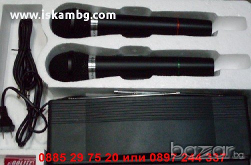 Два безжични микрофона с приемник , WR-306, снимка 5 - Тонколони - 12947190