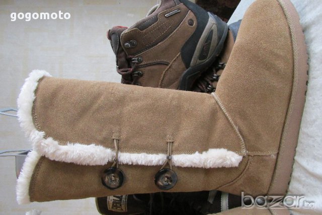 UGG аналог, топли, зимни ботуши, N- 42, 100% естественa кожа,GOGOMOTO.BAZAR.BG®, снимка 9 - Дамски ботуши - 17430414