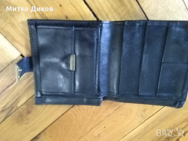 Портфейл стар английски портфейл естествена кожа, снимка 4 - Портфейли, портмонета - 25185761