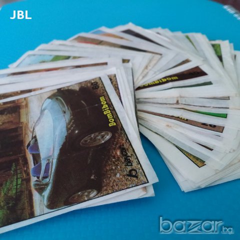 Пълна серия картинки от дъвки bombibom 60 броя от осемдесетте години колекция, снимка 7 - Други ценни предмети - 15007490