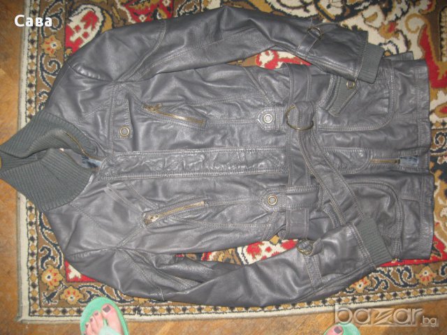 Кожен тренч VERO MODA   дамски,м, снимка 3 - Палта, манта - 17769678