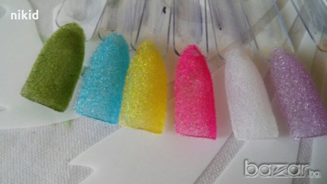 12 цвята кутийки кадифе мъх плюш захарен ефект прах за нокти маникюр декорация , снимка 6 - Продукти за маникюр - 21404910