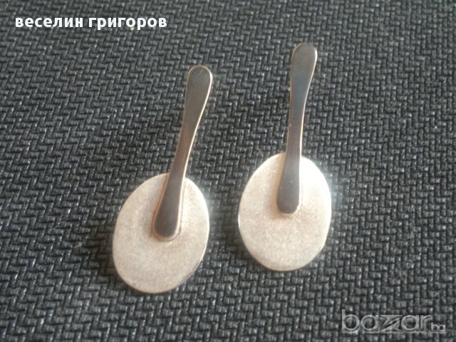 сребърни обеци