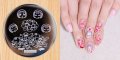кръгла плочка / щампа шаблон за печат на нокти, снимка 15