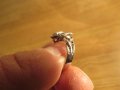Стар Мъжки Сребърен пръстен - величествени змий моторджийски, мото аксесоари, мото екипировка, снимка 6