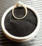 Златен Пръстен бяло злато radiant Antique 18k sz6m, снимка 3