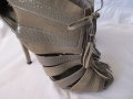 ЕСТЕСТВЕНА КОЖА на RIVER ISLAND-елегантни дамски сандали с висок ток, снимка 8