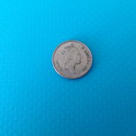 монета 5 five pence 1992г Elizabeth 2 пет пенса, снимка 2 - Нумизматика и бонистика - 15192583