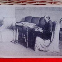 Стара пощенска картичка,Ленин., снимка 2 - Други ценни предмети - 19141656