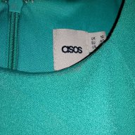 XS, S-Оригинална рокля Asos Асос тип молив, с етикет, черна и зелена, снимка 6 - Рокли - 10046504