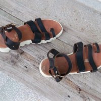 Кожени сандали от телешки бокс., снимка 3 - Сандали - 25692284