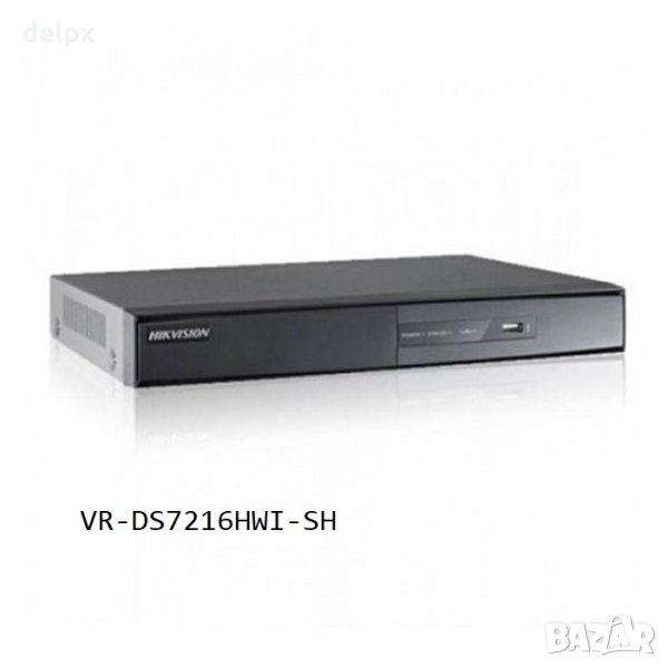 Записващо устройство DVR-DS7216HWI-SH за 16 камери 400/25 кадъра LAN Д, снимка 1