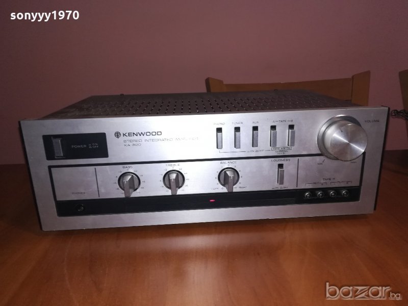 kenwood stereo amplifier-made in singapore, снимка 1