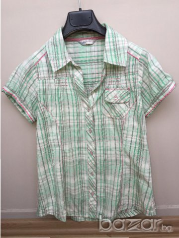 Дамска риза KENVELO, оригинал, size S, 100% памук, много нежно каре, като нова!!, снимка 3 - Ризи - 15152941