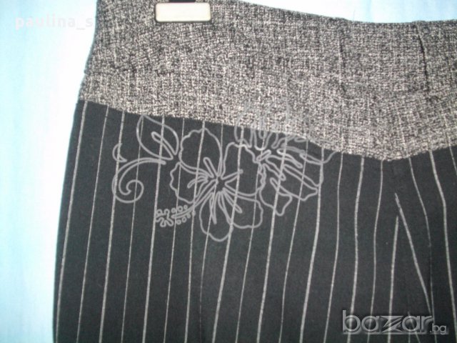 Дизайнерски бермуди ”Visual” design / голям размер , снимка 3 - Къси панталони и бермуди - 14901949