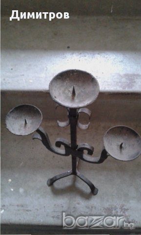 Свещници от ковано желязо, снимка 5 - Други стоки за дома - 16097574