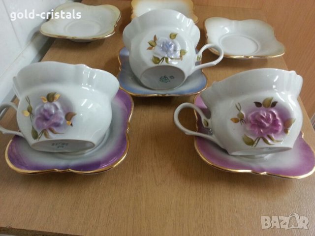  руски порцелан чаши за чай, снимка 6 - Антикварни и старинни предмети - 24952231