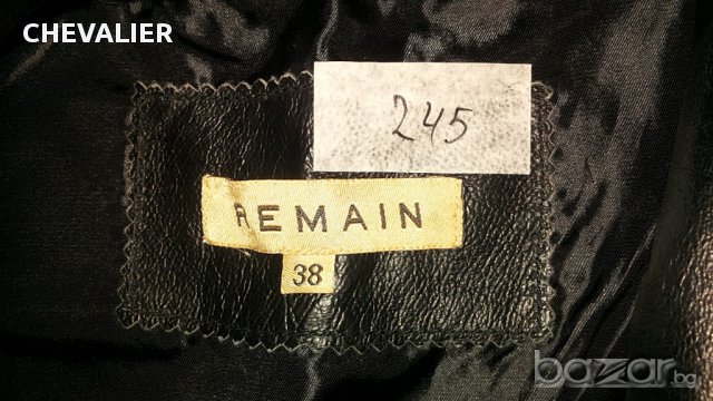 Remain размер 38 / M дамско яке естествена кожа 245-14, снимка 6 - Якета - 16207409