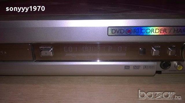 philips dvdr725h/02 hdd/dvd-внос швеицария, снимка 10 - Плейъри, домашно кино, прожектори - 18993109