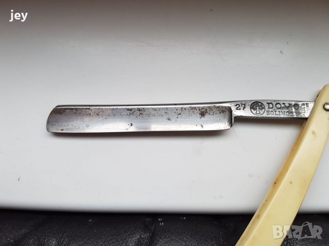 Стар бръснач dovo solingen, снимка 6 - Антикварни и старинни предмети - 23855474