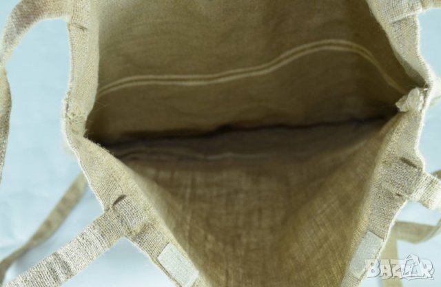 Ленена чантичка торбичка ръчна изработка , снимка 3 - Чанти - 21955057