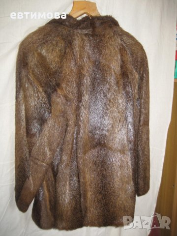 Кожено палто от норка 3/4, снимка 7 - Палта, манта - 23428197