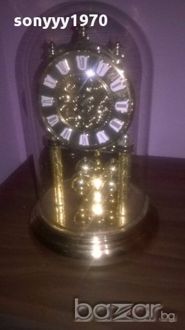 Hermle-made in germany-часовник-24/17см-внос швеицария, снимка 8 - Антикварни и старинни предмети - 16386142