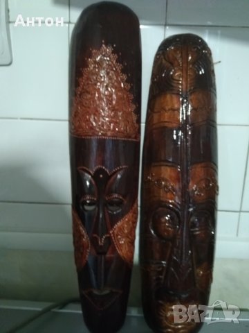 Маски от дърво., снимка 2 - Статуетки - 25034137