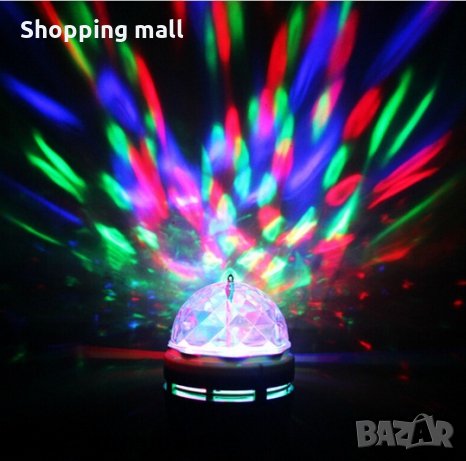 Диско Лампа Led-rgb, 3w, снимка 5 - Лед осветление - 23442214