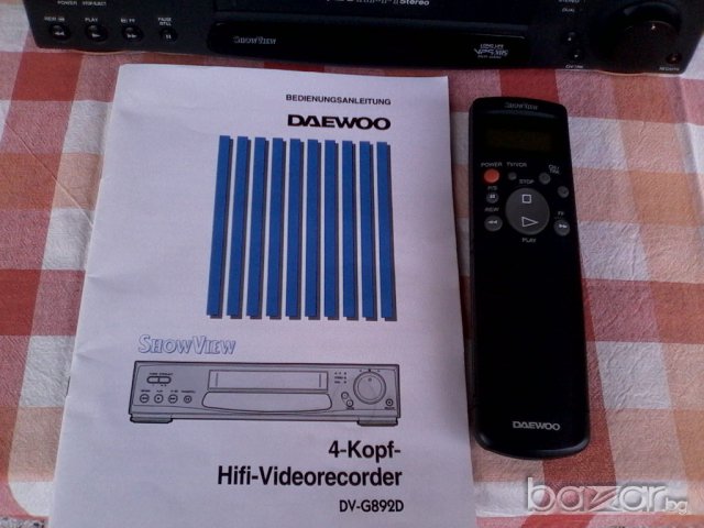 DAEWOO DVR-G6892 HI-FI STEREO , снимка 10 - Декове - 9636088