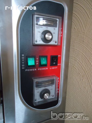 1. Фурна за закуски НОВА Внос от Европа на едно ниво за две тави 60/40см., външни размери височина 5, снимка 3 - Обзавеждане за заведение - 12124570