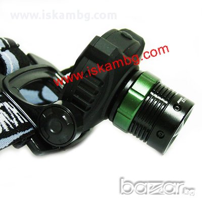 Акумулаторен LED фенер челник 500lm, снимка 2 - Други спортове - 13303572