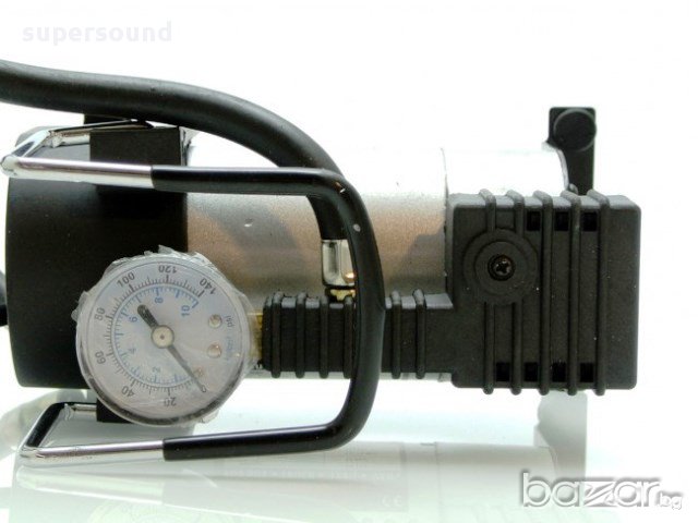 Едноцилиндров автокомпресор за помпане на гуми, снимка 5 - Аксесоари и консумативи - 9727933