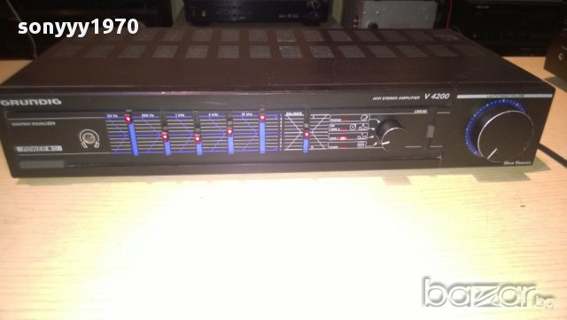 grundig v4200-stereo amplifier-made in germany-внос швеицария, снимка 3 - Ресийвъри, усилватели, смесителни пултове - 10758652