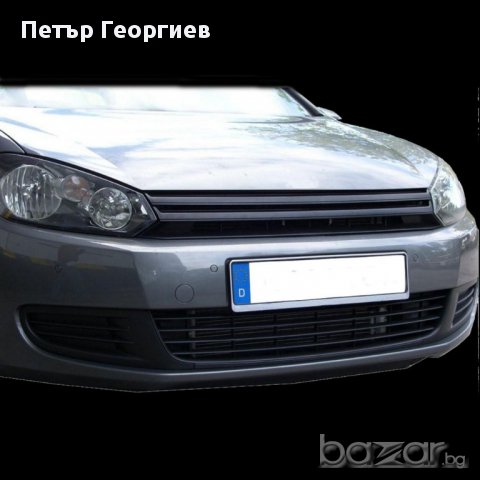 Решетка без емблема VW GOLF VI черна, снимка 2 - Аксесоари и консумативи - 17421027