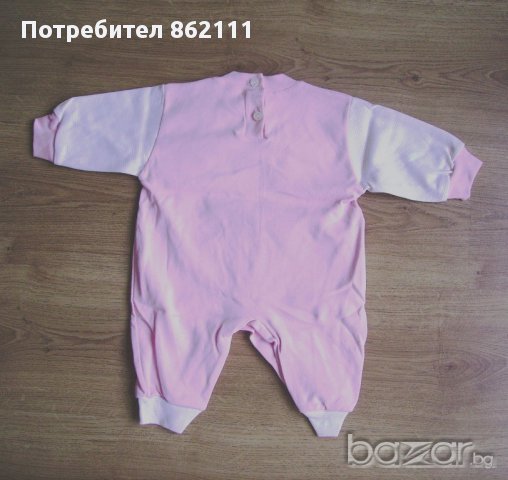 НОВ Детски гащеризон, космонафт пижама, детско боди за бебе в розово, снимка 2 - Бодита за бебе - 11167390