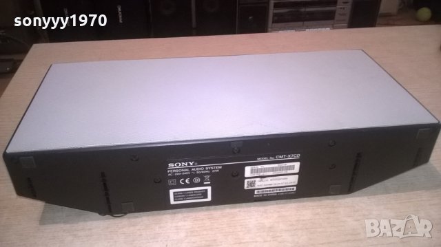 ПОРЪЧАНО-sony cmt-x7cd personal audio system-usb/cd/aux/lan/tuner, снимка 2 - Ресийвъри, усилватели, смесителни пултове - 25514909