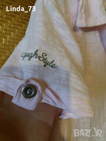 Дам.тениска-"FISHBONE"-/памук/-св.розова. Закупена от Германия., снимка 6 - Тениски - 21997164