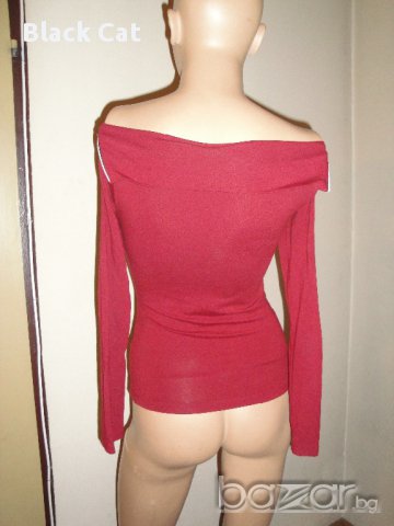 Елегантна червена дамска блуза с дълъг ръкав, реплика на "Dolce&Gabbana", "D&G", дамски топ, ръкави, снимка 3 - Блузи с дълъг ръкав и пуловери - 9205115